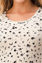 Load image into Gallery viewer, Blush Ditsy Flower Thermal Long Sleeve Top