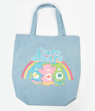 Load image into Gallery viewer, Care Bears Denim Tote