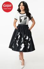 Load image into Gallery viewer, Casper Ghost Family Gellar Swing Skirt