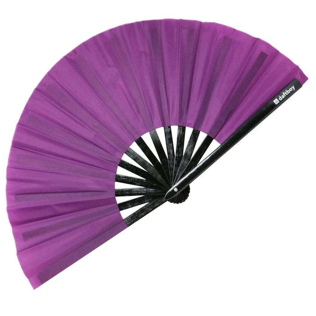 Beyond Basic Purple Xtra Large Hand Fan