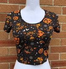 Load image into Gallery viewer, Classic Halloween Crop Top