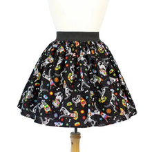 Load image into Gallery viewer, Day of the Dead Puppies Skirt