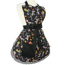 Load image into Gallery viewer, Day of the Dead Doggies Apron