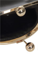 Load image into Gallery viewer, Black Elegant Daytime Kisslock Handbag