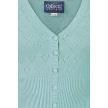 Load image into Gallery viewer, Mint Heart Evie Cardigan