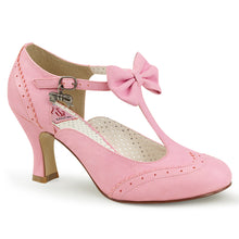 Load image into Gallery viewer, Flapper Pink Kitten Heel Shoes
