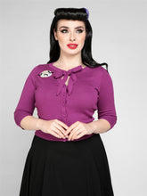 Load image into Gallery viewer, Full Moon Orchid Charlene Cardigan