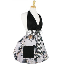 Load image into Gallery viewer, Gothic Pinup Ladies Gray Apron