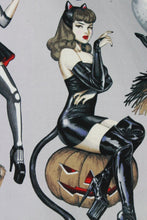 Load image into Gallery viewer, Gothic Pinup Ladies Gray Apron