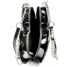 Load image into Gallery viewer, Heartbreaker Glossy Black Purse