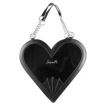 Load image into Gallery viewer, Heartbreaker Glossy Black Purse