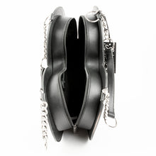 Load image into Gallery viewer, Heartbreaker Black and White Stripe Purse