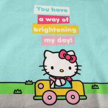 Load image into Gallery viewer, "You Have A Way Of Brightening My Day!" Hello Kitty Tea Towel