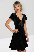 Load image into Gallery viewer, Morticia Velvet Dress