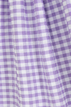 Load image into Gallery viewer, BB Lavender Gingham 50's Swing Skirt