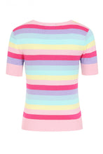 Load image into Gallery viewer, Pastel Stripe Love Heart Top