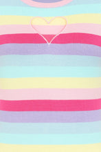 Load image into Gallery viewer, Pastel Stripe Love Heart Top