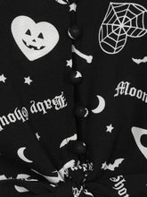 Load image into Gallery viewer, Holly Creepy Girl Tie Crop Blouse