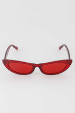 Load image into Gallery viewer, Slim Colored Lens Cat Eye Sunglasses- More Styles Available!
