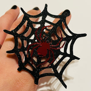 Widow's Web Acrylic Ring