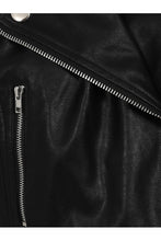 Load image into Gallery viewer, Spooky Babe PU Biker Jacket