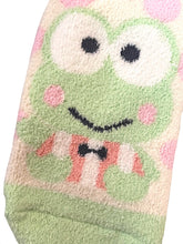 Load image into Gallery viewer, Keroppi Polka Dot Fuzzy Ankle Socks
