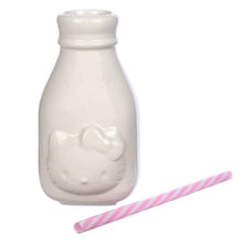 Load image into Gallery viewer, Hello Kitty Mini Ceramic Milk Jug with Straw