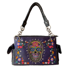 Load image into Gallery viewer, Sugar Skull Shoulder Bag