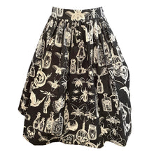 Load image into Gallery viewer, Dark Magic Swing Skirt