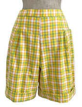 Load image into Gallery viewer, Yellow Plaid Shorts
