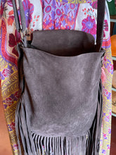 Load image into Gallery viewer, OOAK Suede Bag with Fringe- More Colors Available!