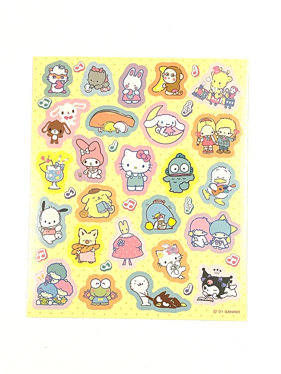 Hello Kitty and Mimmy Best Friends Sticker Sheet