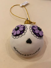 Load image into Gallery viewer, Bread Dough Sugar Skull Sugar Cookie Ornaments