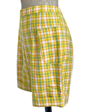 Load image into Gallery viewer, Yellow Plaid Shorts