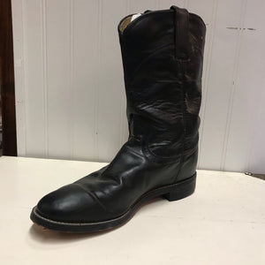 Black Shortie Cowboy Boots