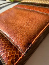 Load image into Gallery viewer, Vintage Multicolor Snakeskin Clutch Purse