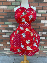 Load image into Gallery viewer, Red Puppy Love Sweetheart Apron