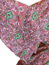 Load image into Gallery viewer, Boho OOAK Ruffle Sleeve Short Kimono- More Patterns Available!