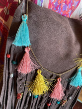 Load image into Gallery viewer, OOAK Suede Bag with Fringe- More Colors Available!