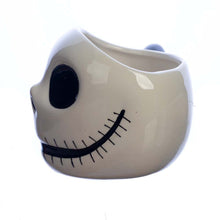Load image into Gallery viewer, Nightmare Before Christmas Jack Skellington Face Sculpted Ceramic Mug
