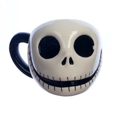 Load image into Gallery viewer, Nightmare Before Christmas Jack Skellington Face Sculpted Ceramic Mug