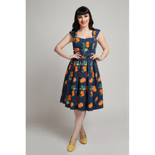 Load image into Gallery viewer, Jill Summer Oranges Swing Dress