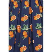 Load image into Gallery viewer, Jill Summer Oranges Swing Dress