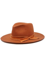 Load image into Gallery viewer, Kaia Wool Felt Panama Hat with Raw Band- More Colors Available!