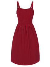 Load image into Gallery viewer, Kimberly Strawberry Button Dress- Back in Stock!