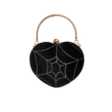 Load image into Gallery viewer, Lou Spiderweb Heart Clutch Purse