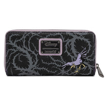 Load image into Gallery viewer, Disney Maleficent Forest Scene Zip Around Wallet