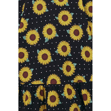 Load image into Gallery viewer, Maggie Sunflower Swing Dress