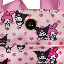 Load image into Gallery viewer, My Melody x Kuromi Double Sided Crossbody Purse