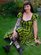 Load image into Gallery viewer, Mimi Frogs Breath Check Swing Dress